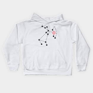 Purva Ashadha Nakshatra Hindu Vedic Sidereal Astrology Constellation Kids Hoodie